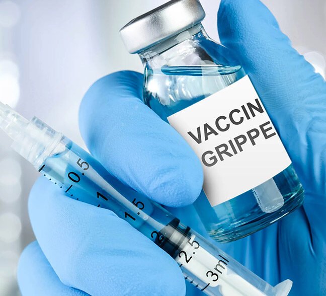 flacon vaccin grippe infirmier libéral